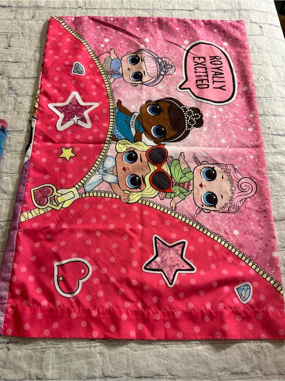 DISNEY PRINCESS L.O.L SURPRISE AND JOJO SIWA NICKELODEON COLORFUL PILLOW CASES